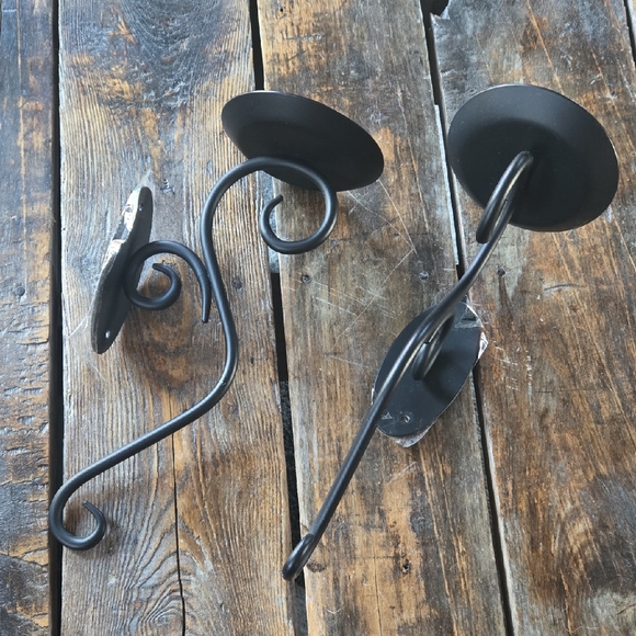 PartyLite Black Candle Holders - Picture 1 of 1